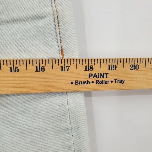 GRLFRND Denim High Rise Distressed Straight Leg Jeans Button Fly 27 Womens NWOT - Picture 14 of 14